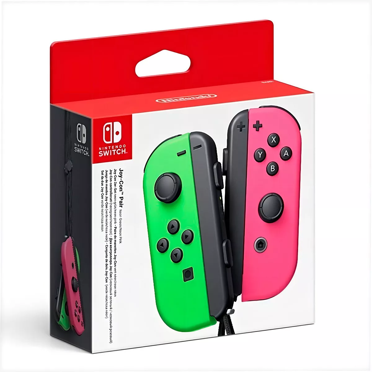 Control joystick inalámbrico Nintendo Switch Joy-Con (L)/(R) LED RGB gris