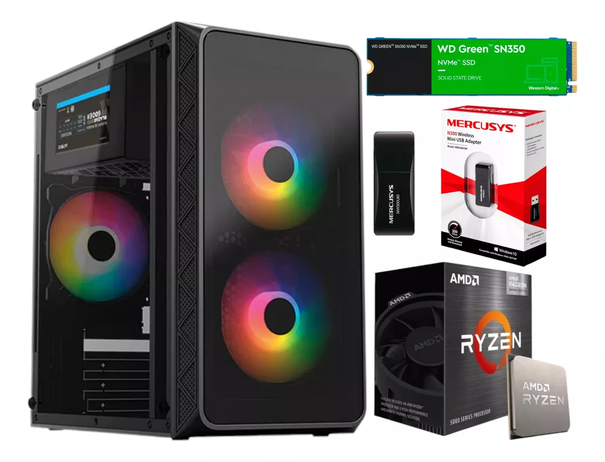 Pc Gamer Ryzen 7 5700g 8 Core Ram 32gb Ddr4 1 Tb Ssd Wi-fi