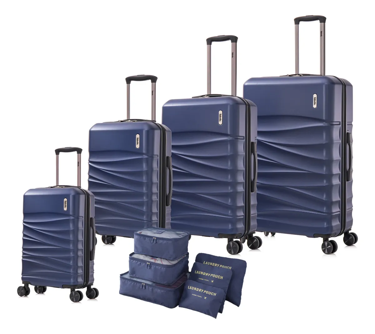 Set 4 Maletas Viaje Rigidas Resistentes Ruedas 360