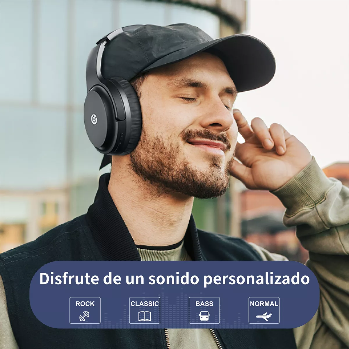 Auriculares Diadema Inalámbricos Bluetooth Con Microfono120h