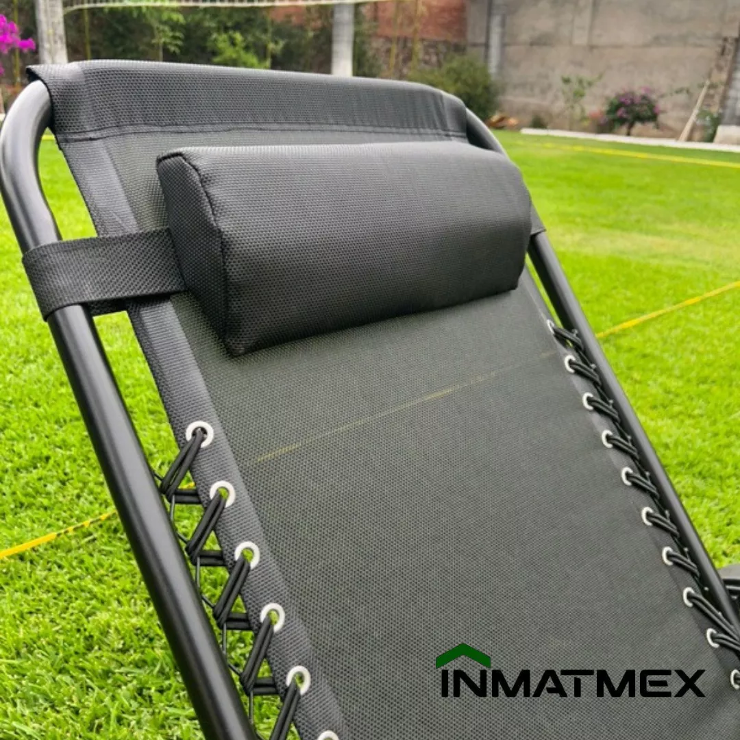 Silla De Jardin Plegable Tumbona Alberca Sol Playa 2 Piezas