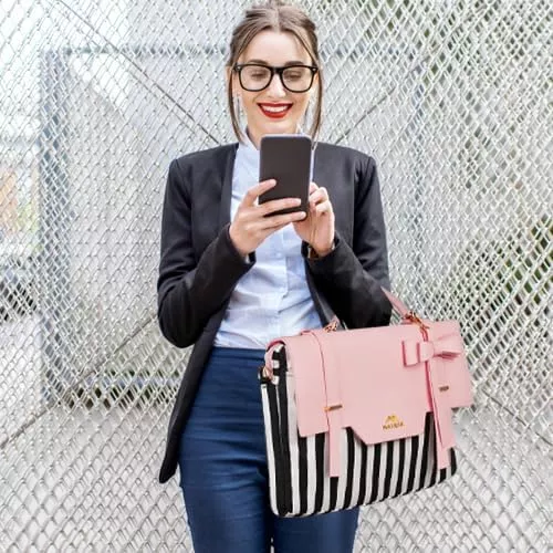 Maletín Bolsa Para Laptop Dama 15.6 Pulgadas, Matein 1339, Mochilas Para Mujer