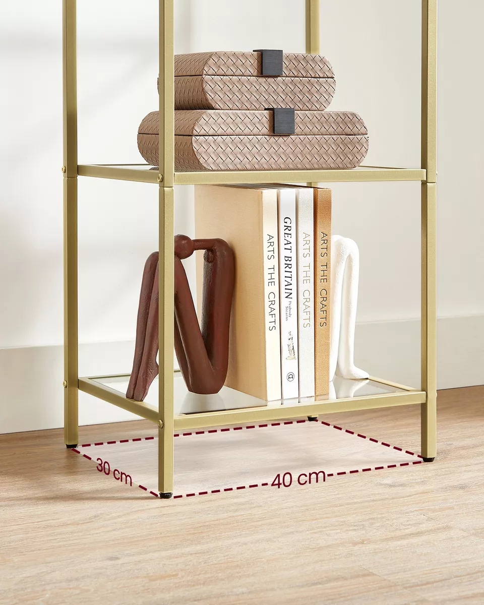 Vasagle Estantería De 5 Niveles Mueble Ca30 X 40 X 124.5 Cm