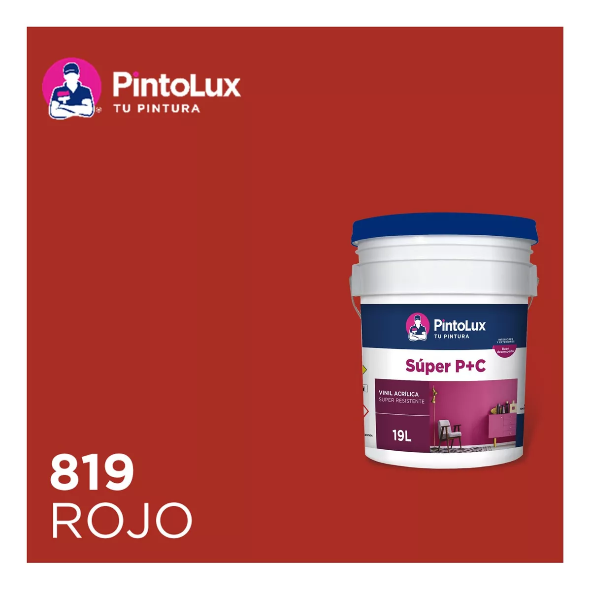 Pintura Pintolux Pc 19l Acrílica