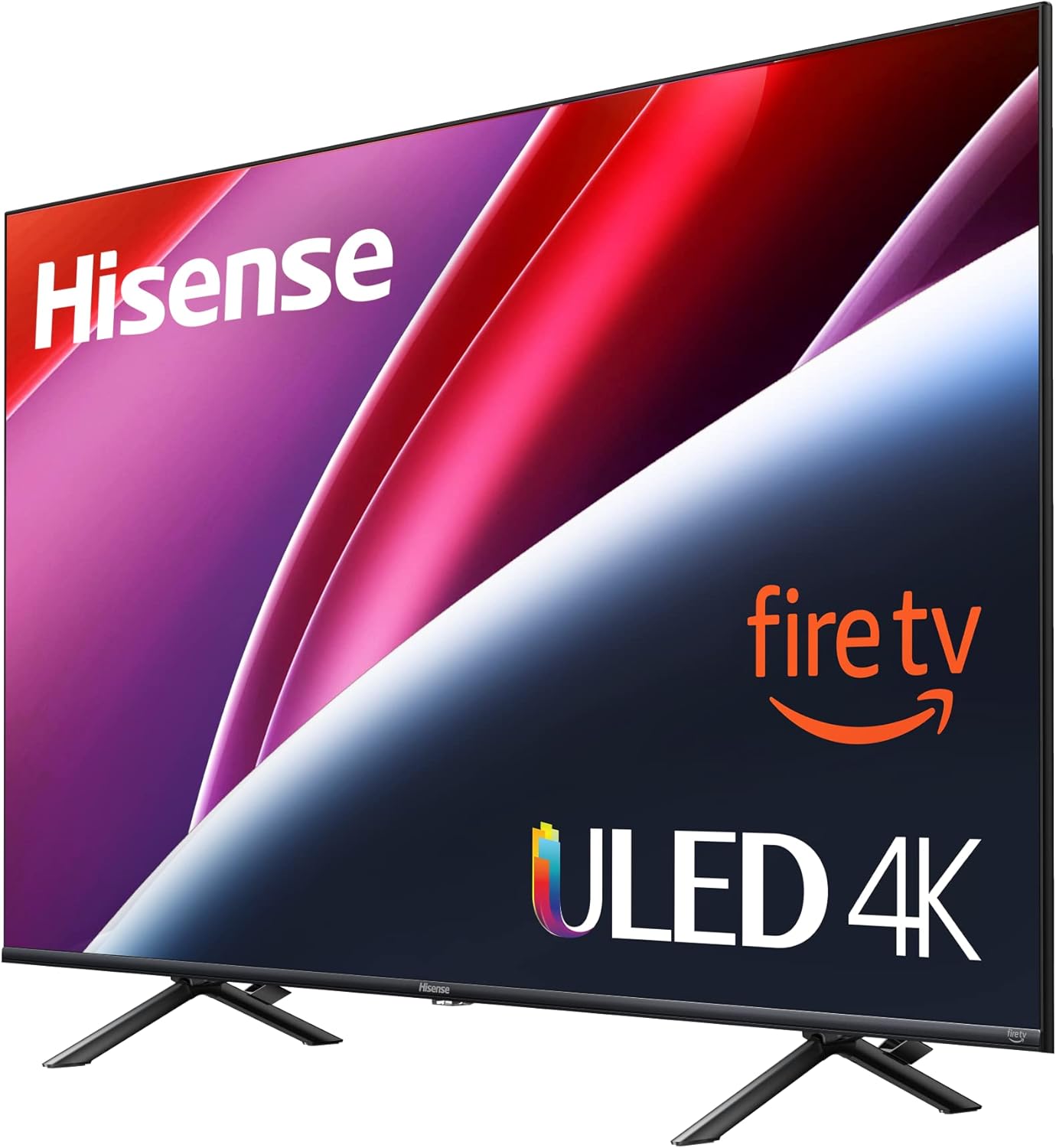 Hisense Serie U6HF de 75 pulgadas ULED 4K UHD Smart Fire TV (75U6HF, 2024)-QLED, Dolby Vision de 600 nits, modo de juego Plus VRR, HDR 10+, velocidad de movimiento 240, MEMC, control remoto por voz, compatible con Alexa, negro