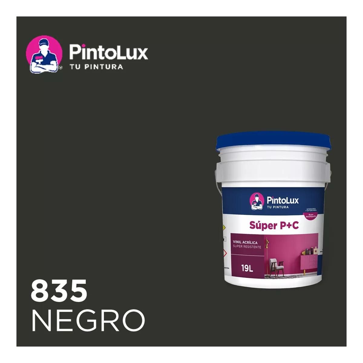 Pintura Pintolux Pc 19l Acrílica