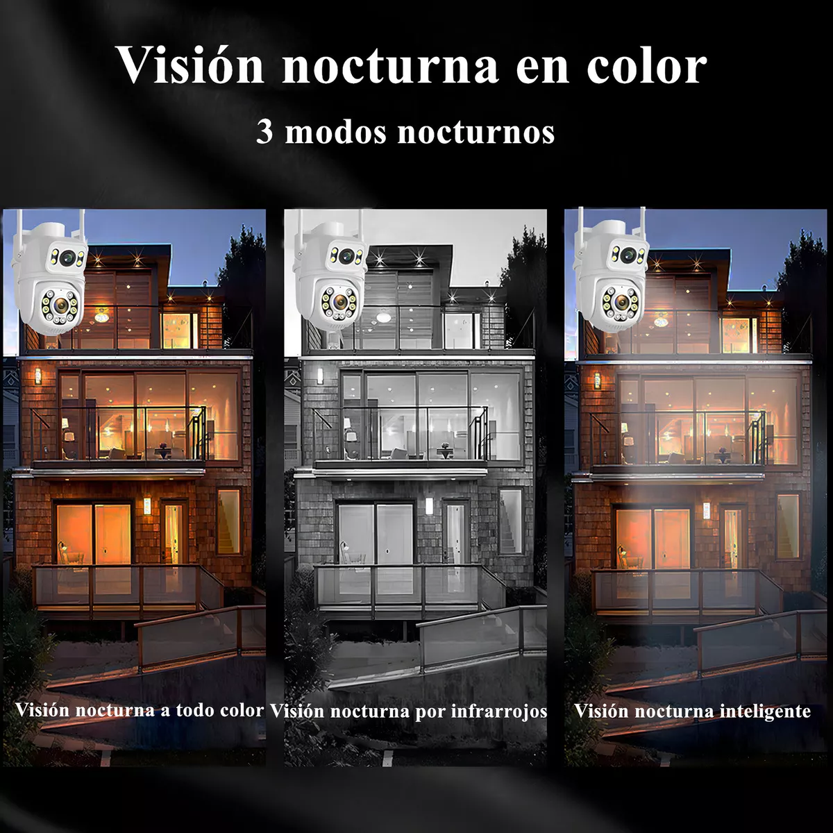 Cámara de seguridad ANBOLM BOA25 con resolución de 8MP visión nocturna incluida blanca