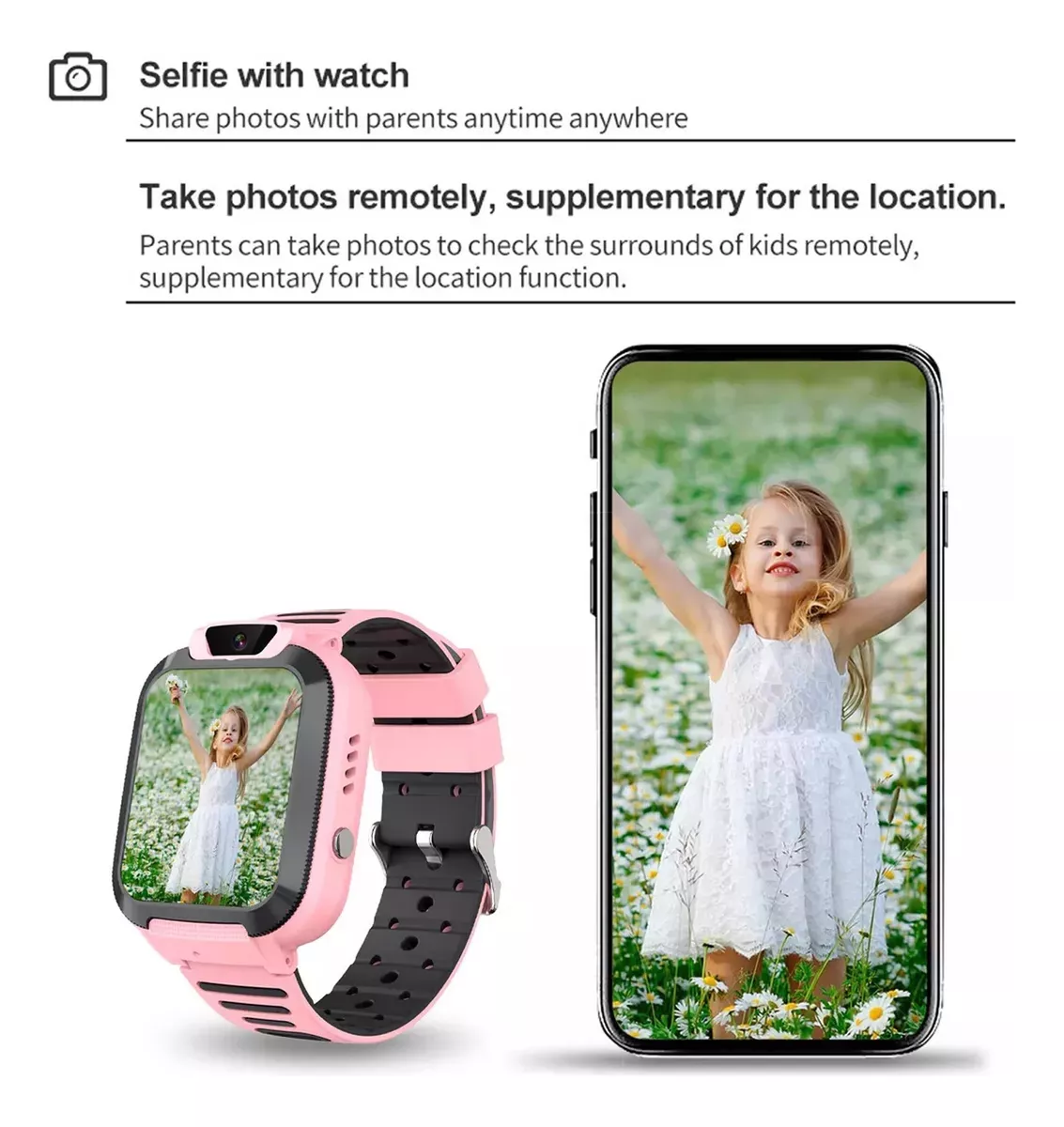 Smartwatch Reloj Inteligente Impermeable Con Sos Para Niños