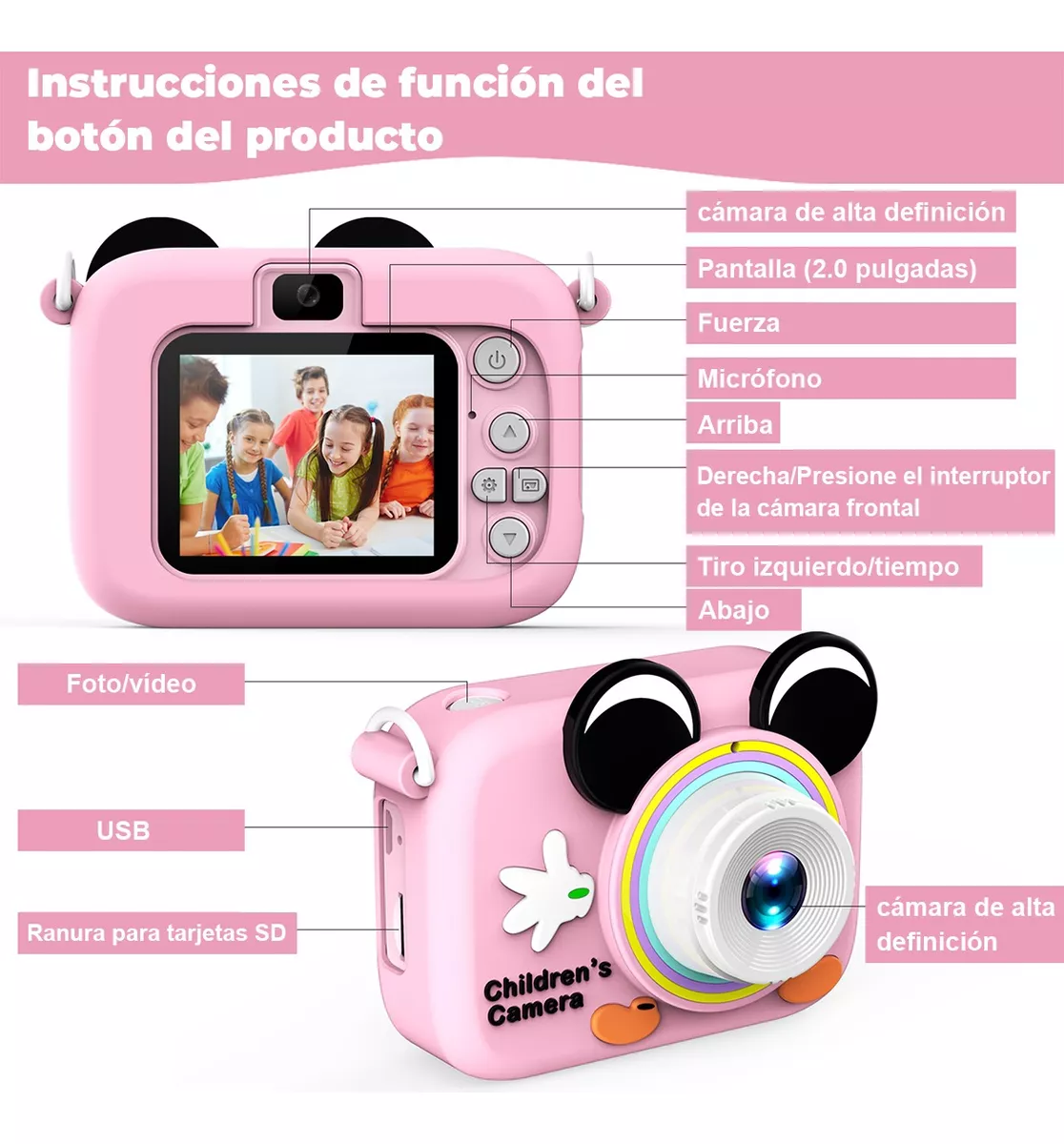 Camaras Para Niños Camara Digital Camara De Fotos Regalos