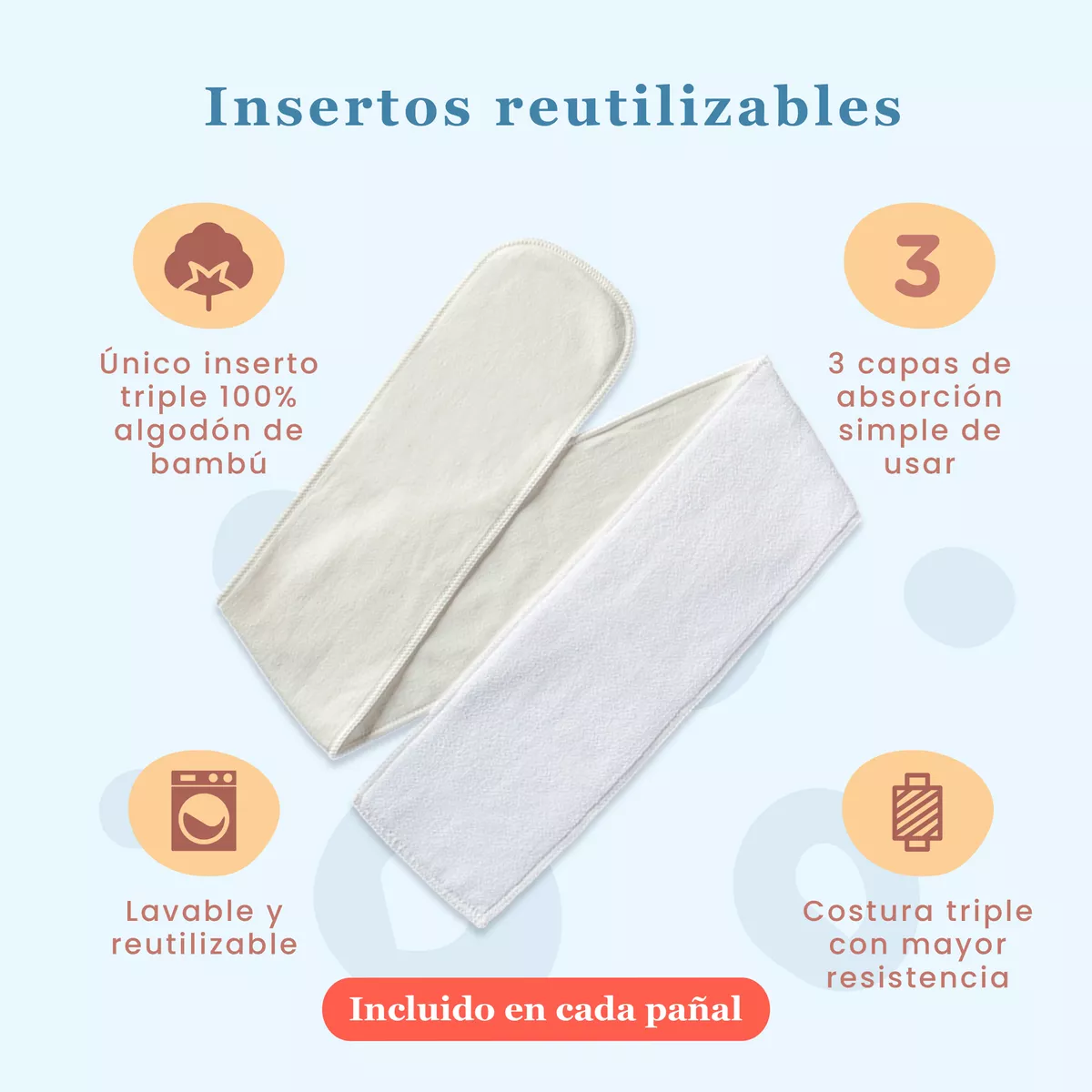 Matilda & Co.-Pañales Ecológicos De Tela Premium-7 Pañal