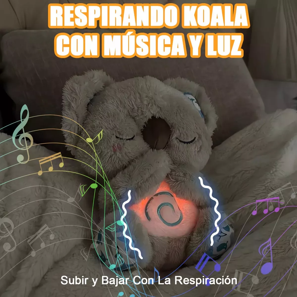 Koala Peluche Respira Relajante Juguete Para Bebe Regalo