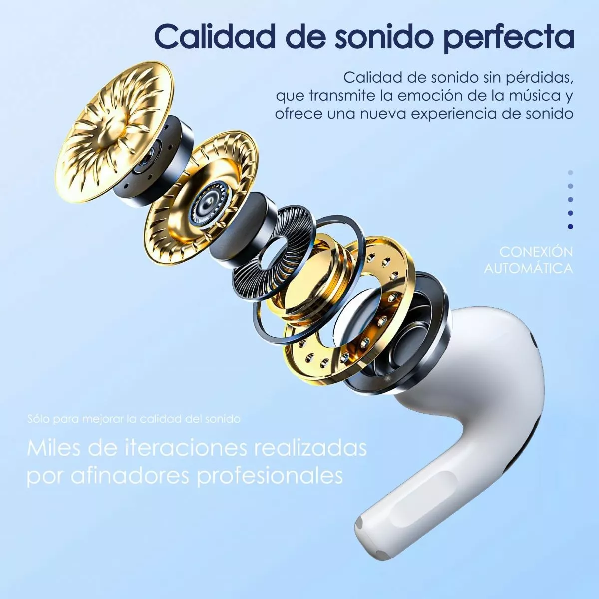 2 Pcs Audífonos Bluetooth Compatible iPhone Xiaomi Android