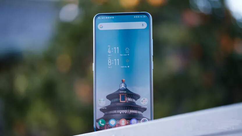 5G celular com tela dupla-face