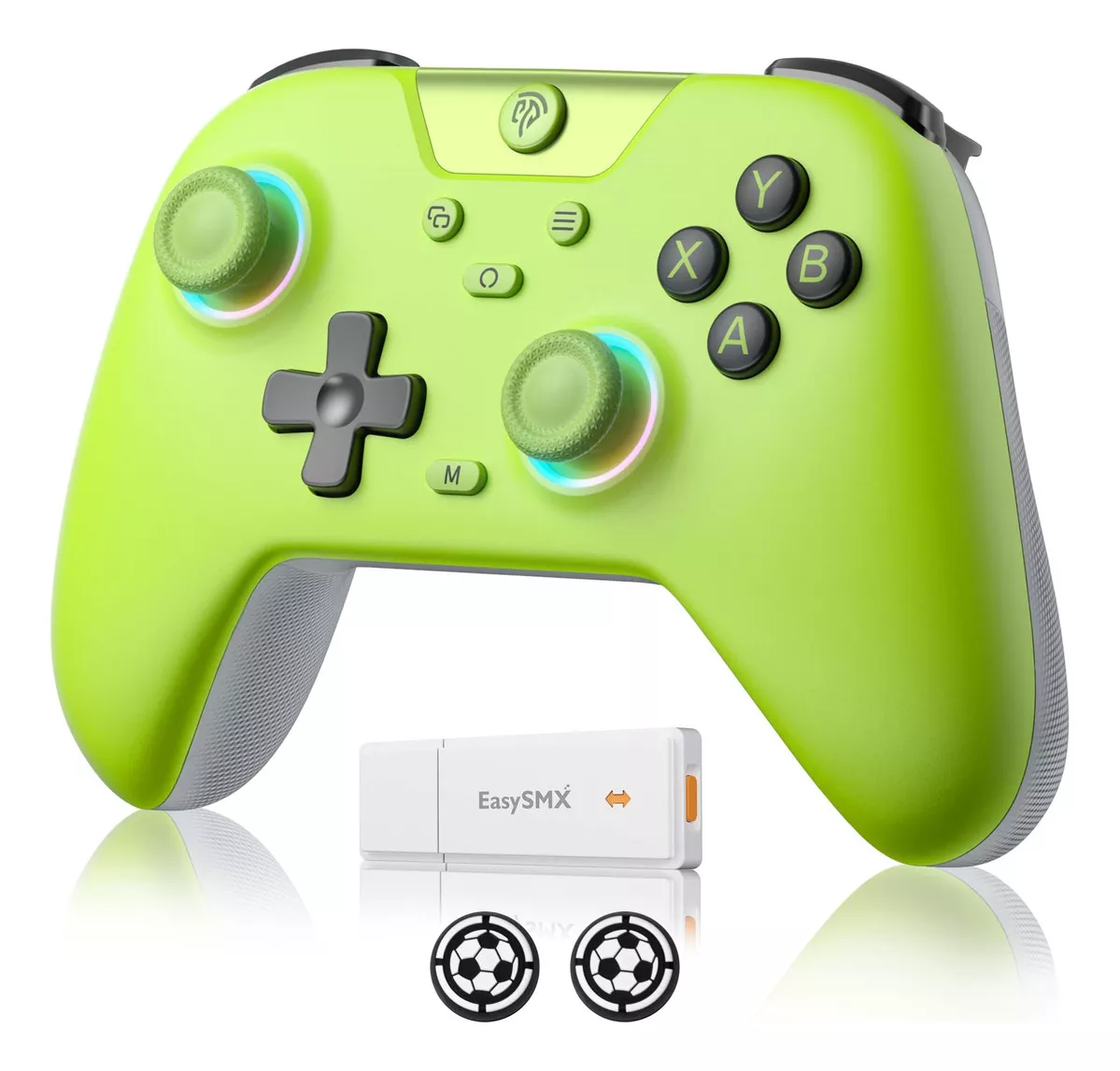 Easysmx X05 verde Control turbo Bluetooth Inalambrico Gamepad Para Nintendo Switch Pc Android iPhone Móvil,hall Joystick Y Hall Trigger,5 Niveles De Vibración Ajustable,Para Black Myth Wukong