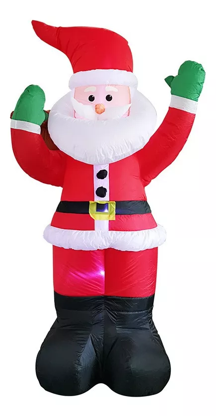 Regalos Navide&ntilde;os Santa Claus Inflable Navidad Mu&ntilde;eca 1.8m