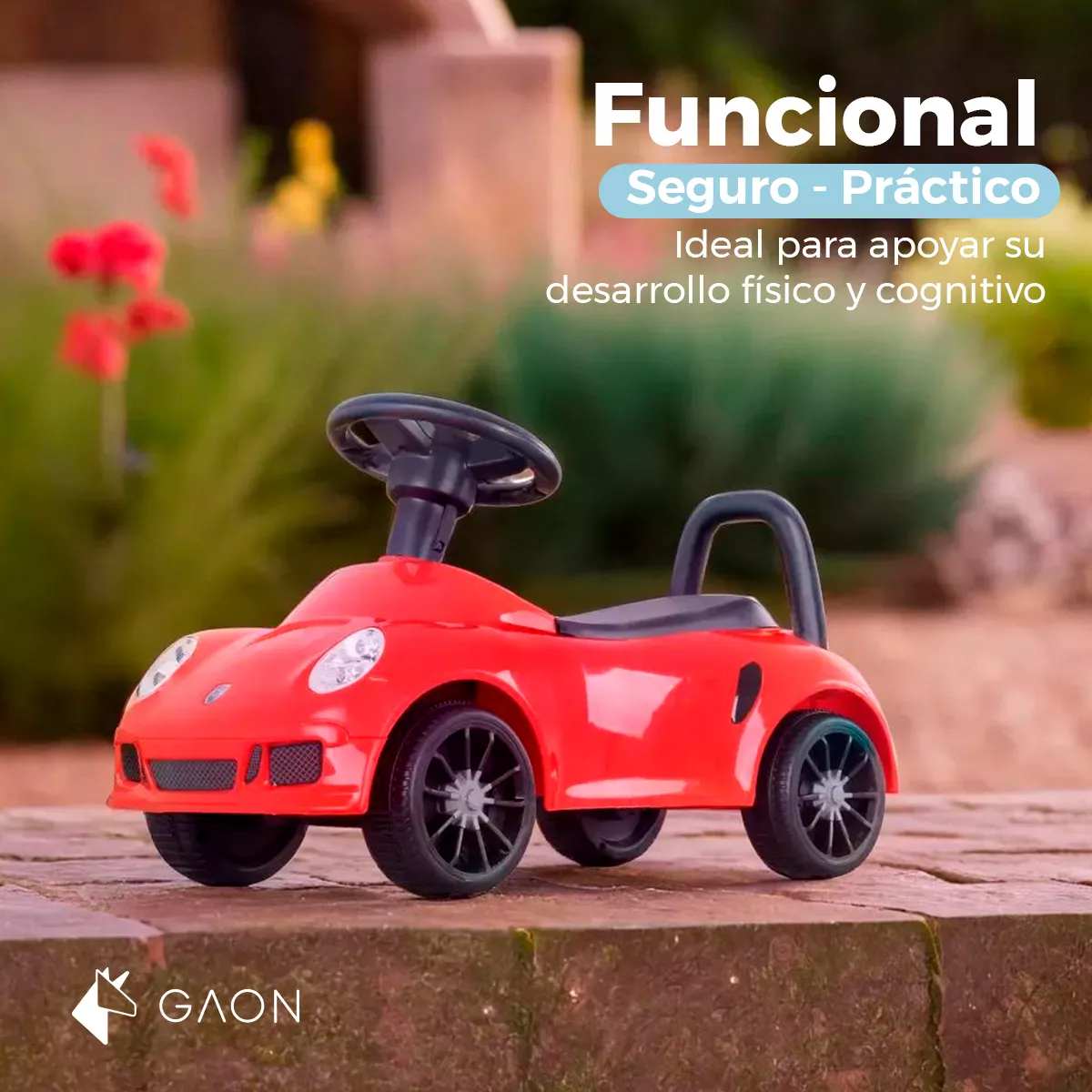 Carrito Montable Infantil Para Niños Con Luces Y Musica