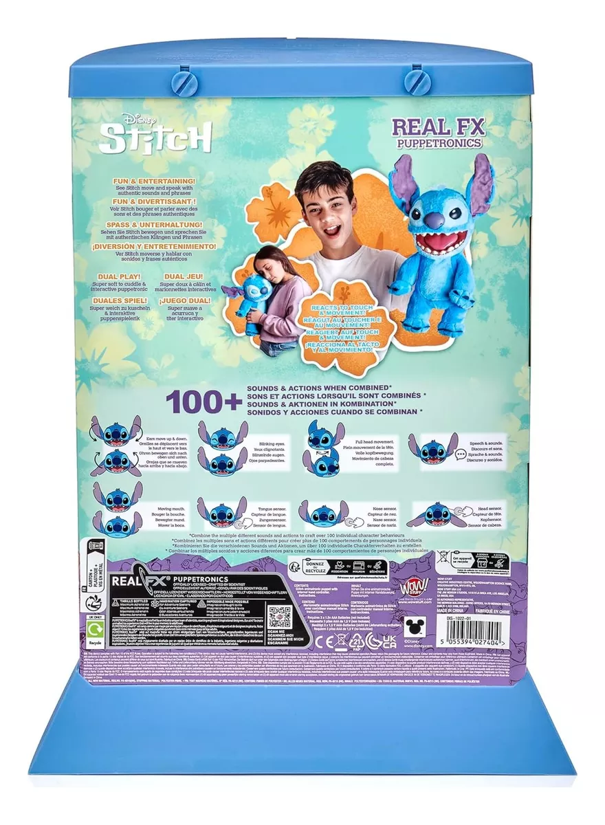 Nueva Mascota Animatrónica Stitch Realfx