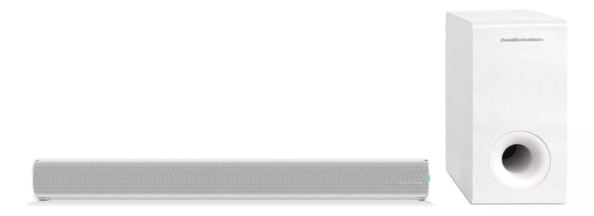 Barra De Sonido 2.1 Con Subwoofer Inal&aacute;mbrico Asbar1000pack color Negro Frecuencia 35hz-200hz