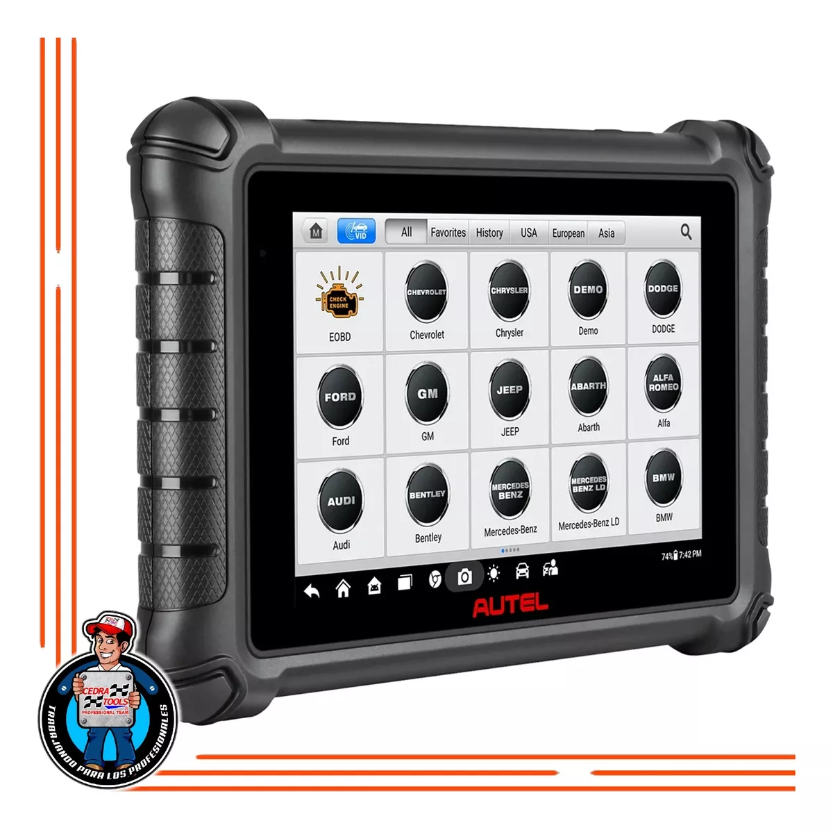 Escáner Automotriz Autel Maxicheck Mx900 Bidireccional