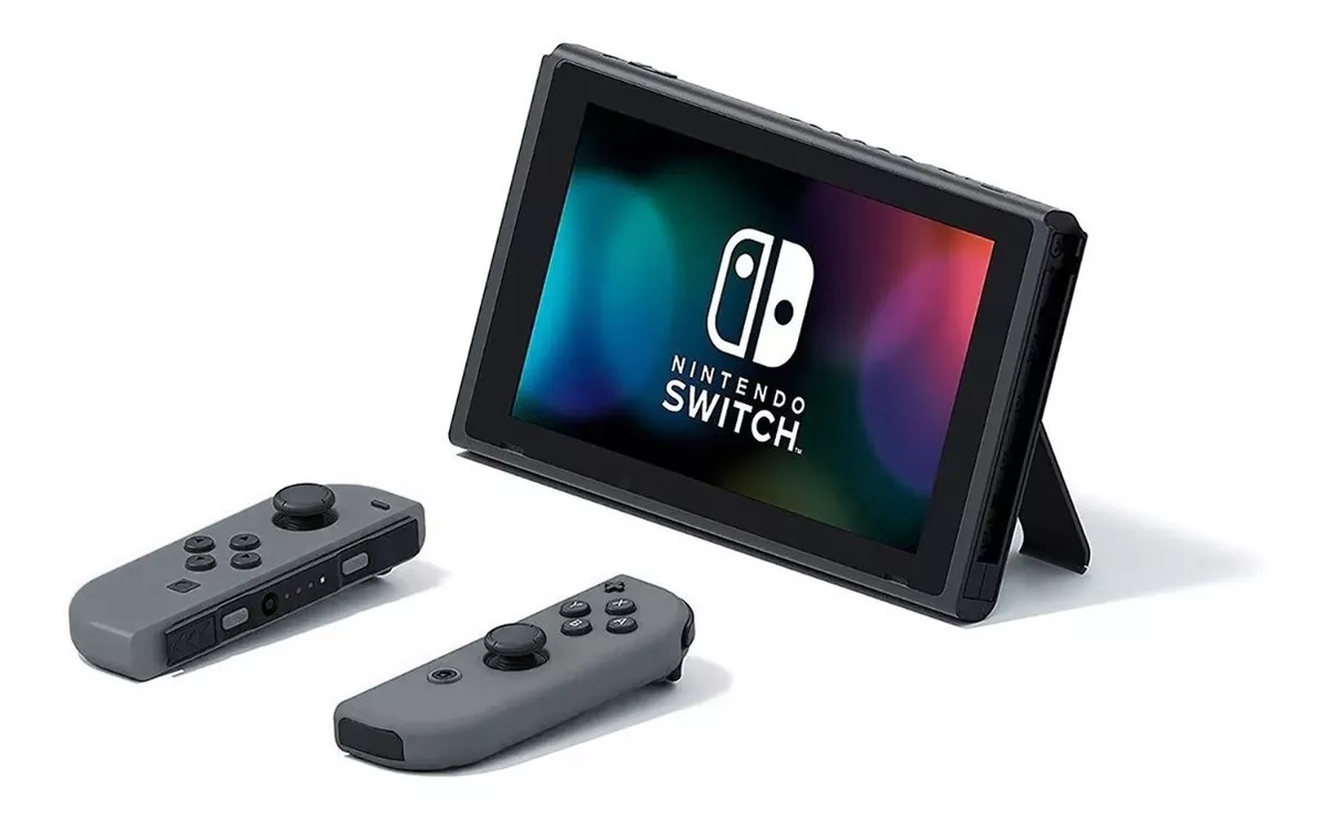 Control joystick inalámbrico Nintendo Switch Joy-Con (L)/(R) LED RGB gris