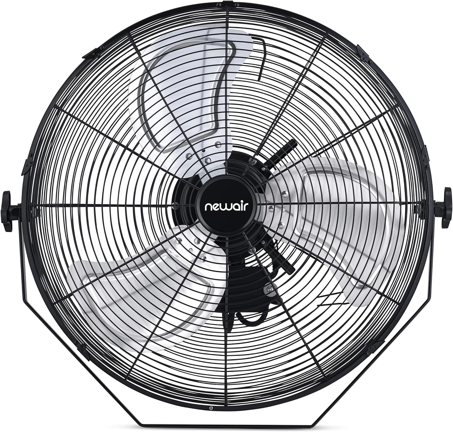 NewAir NIF20CBK00 Ventilador de alta velocidad 2 en 1 para exteriores con 3 velocidades de ventilador y cabezal de inclinaci&oacute;n ajustable, NIF20CBK00