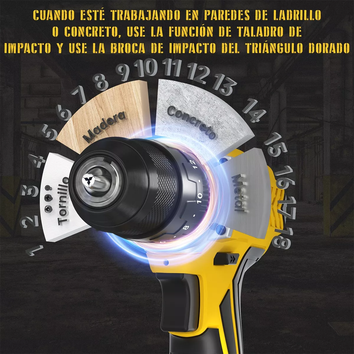 Taladros Rotomartillo Inalámbricos Sidsys Impacto 2 Baterías
