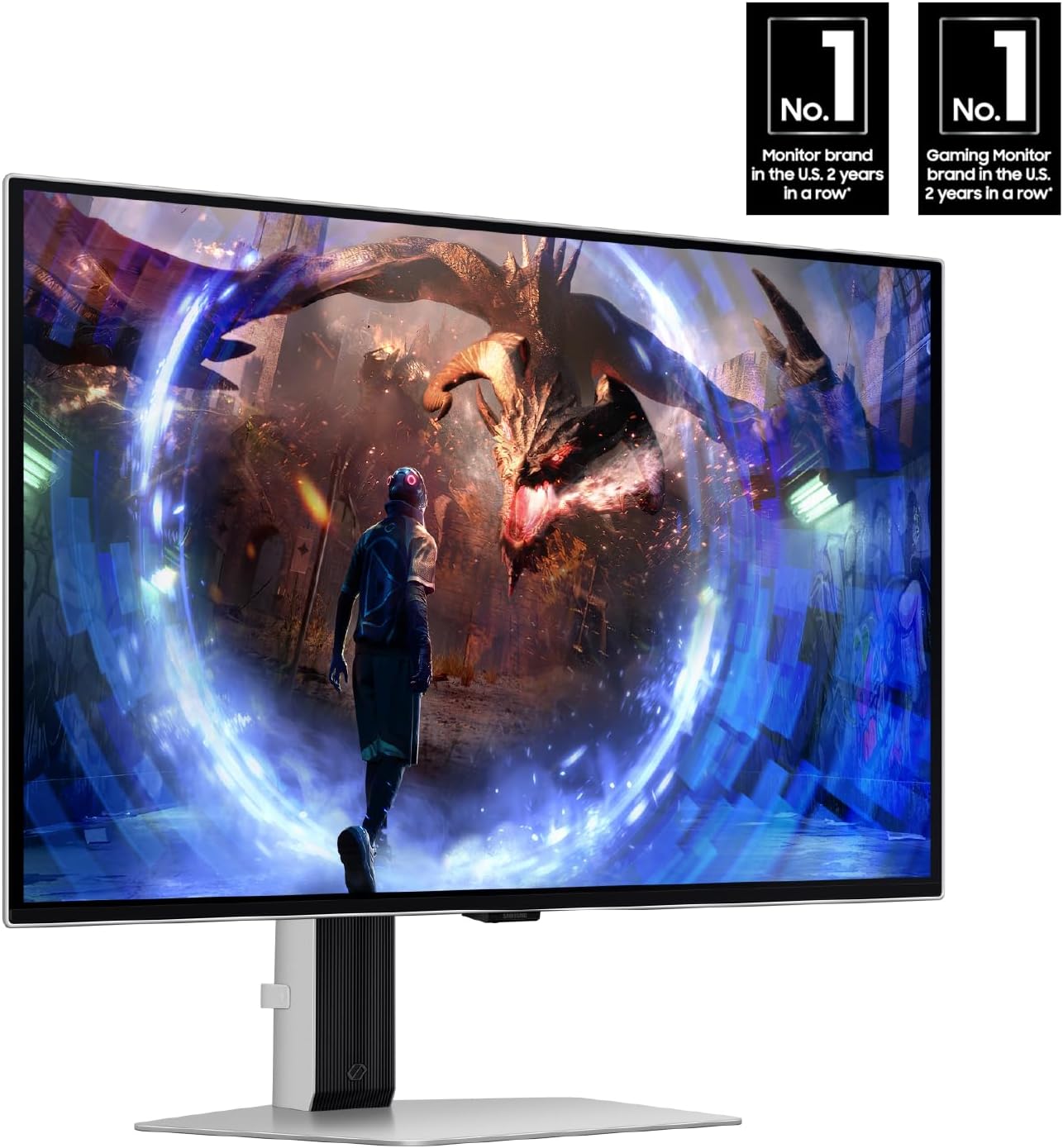 SAMSUNG 49" Odyssey G93SC Series OLED Curved Gaming Monitor, 240Hz, 0.03ms, Dual QHD, DisplayHDR True Black 400, FreeSync Premium Pro, Height ajustable base, LS49CG932SNXZA, 2023