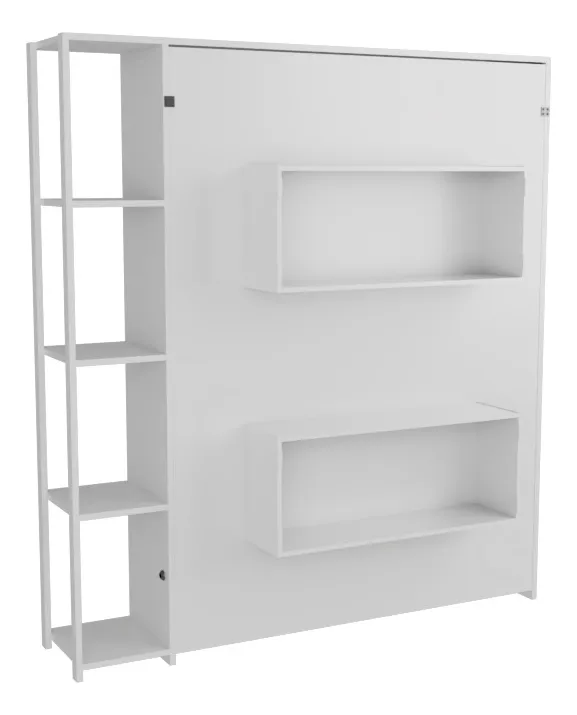 Base Cama Abatible Matrimonial Esencial Plegable Amant Pared