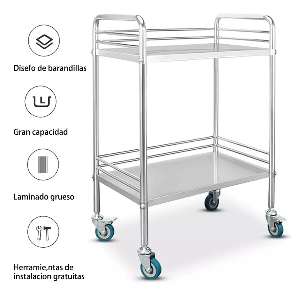 Mesa Para Intrumental Medico Mesa Pasteur Mesa Con Ruedas
