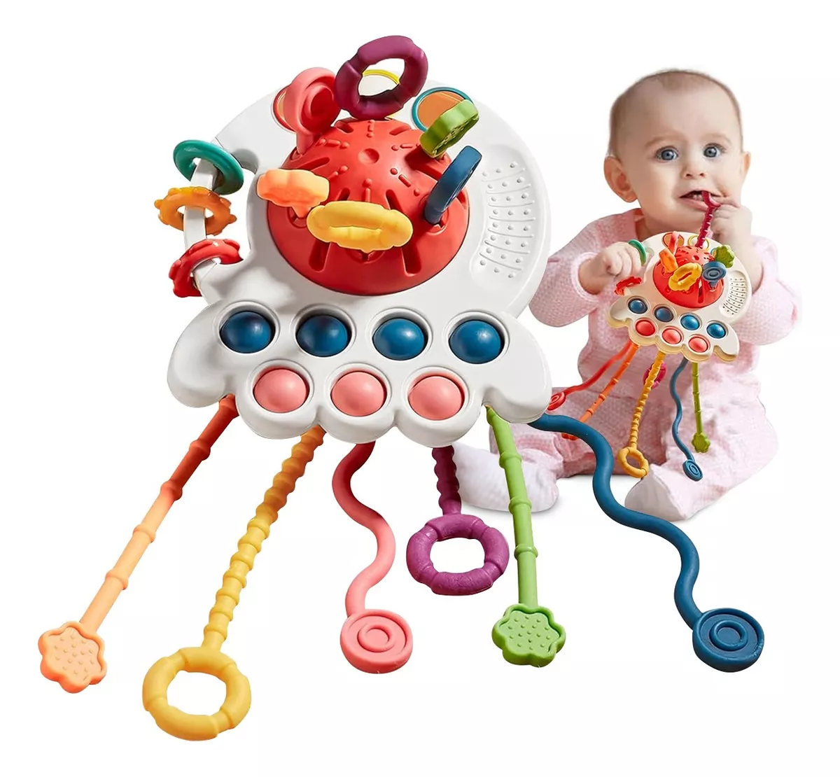 Juguetes Didacticos Montessori Sonajeros Para Bebes Regalo