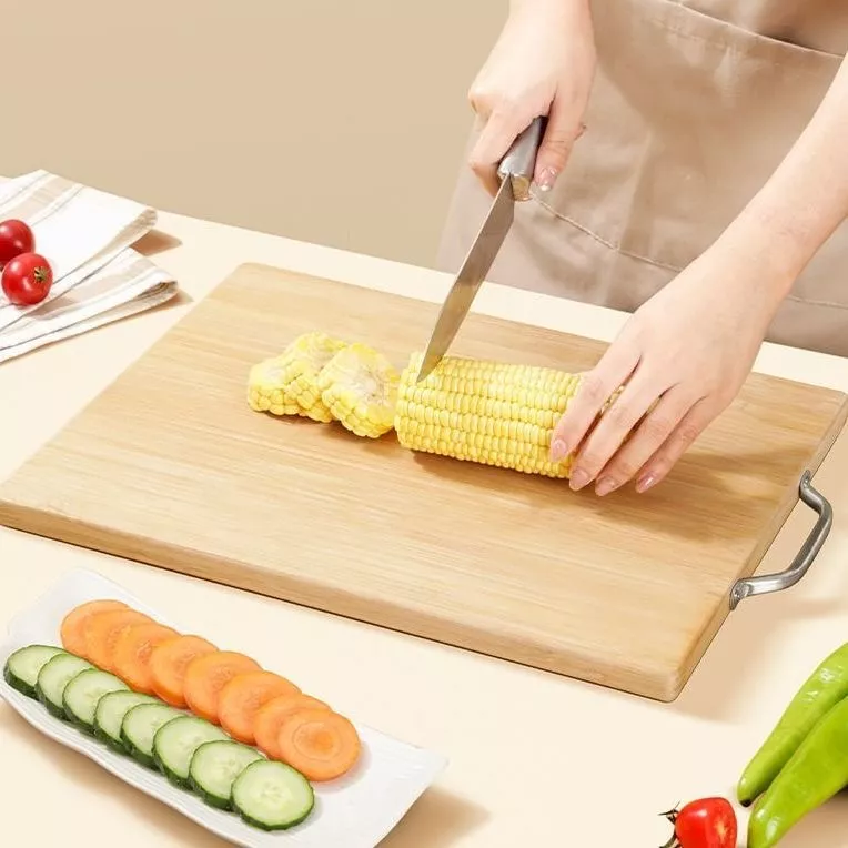 Lagom Paquete 3pz Tabla De Bambú Madera Para Picar Alimentos Asa 38x28 34x24 30x20 Fácil Limpieza E Higiene Cómodo Diseño De Suspensión Duradera Y Resistente
