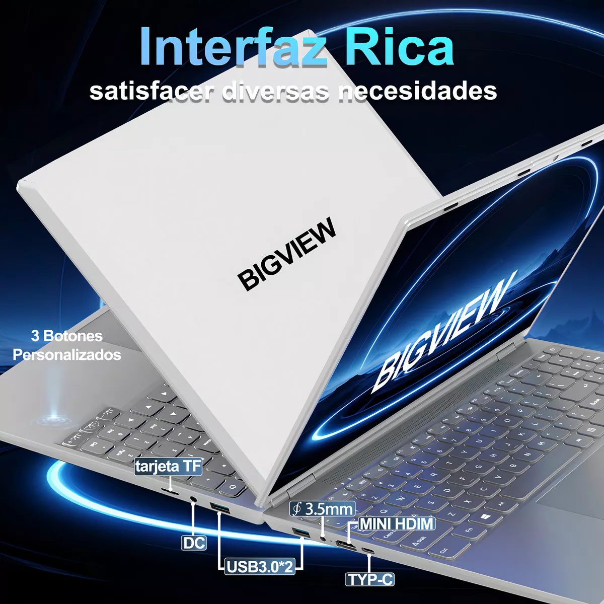 Ultrabook Bigview Xbook Plateado 16 Inch Laptop Gamer Intel Celeron N5095 Notebook 8gb De Ram 512gb Ssd Intel Uhd Graphics 600 Top 60 Hz 1920x1200px 16:10 Windows 11 Pro Plateada