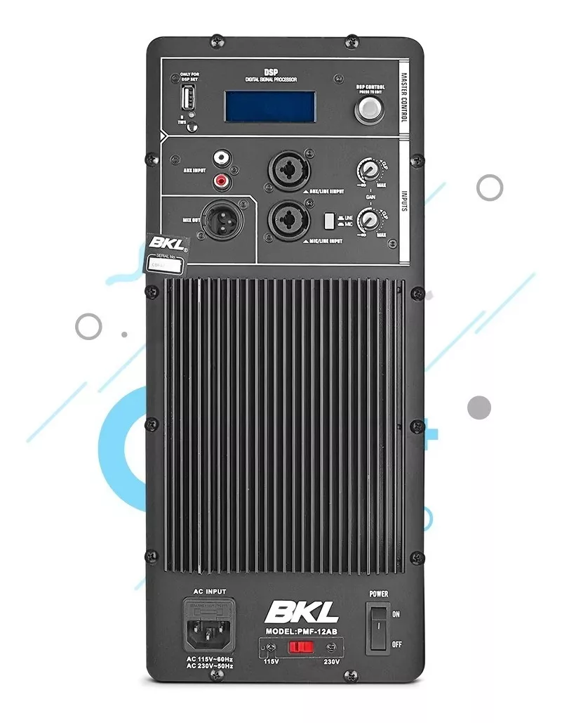 Bafle Amplificado 700w Rms 12'' Bkl Cbr-12ab Bocina Activa