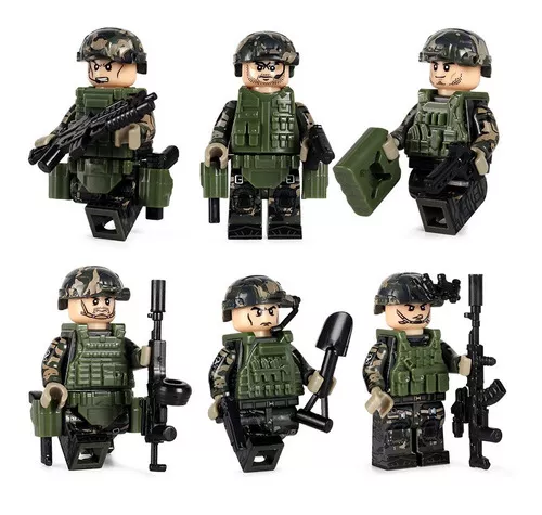 Military Mini Figuras Soldado Juguete-fbi Fuerzas Federales