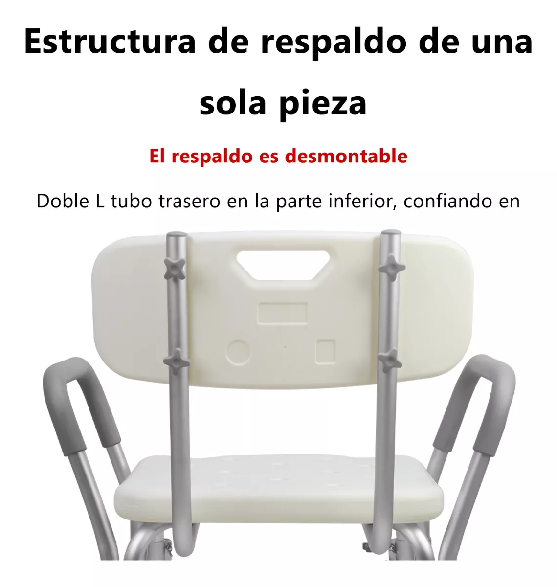 Silla De Baño Ducha Comodo Con Brazos Para Bañar Enfermos