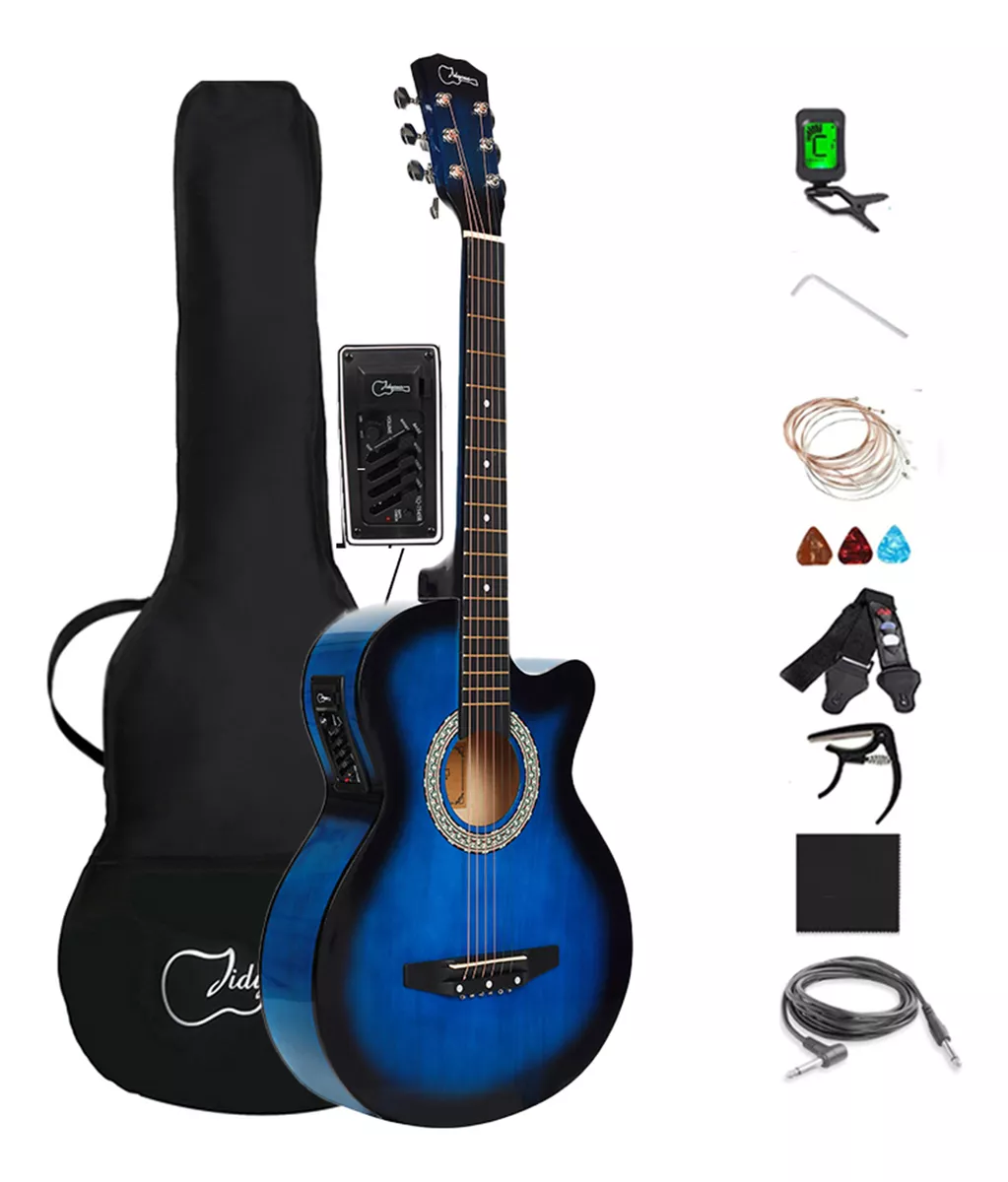 38 Inch Guitarra Electroacustica Bajoloche Diapason Baratas