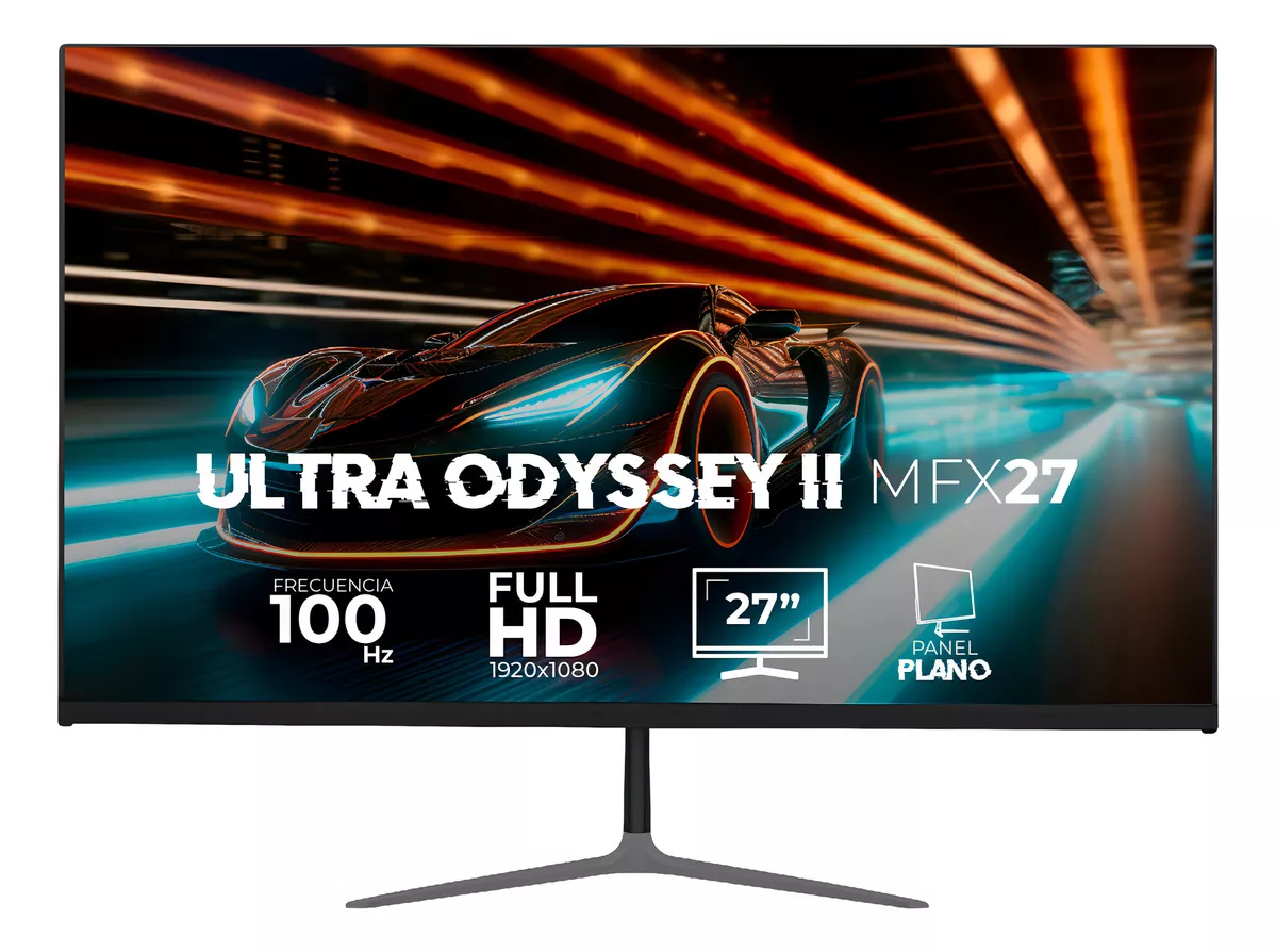 Monitor Gamer 27 pulgadas BALAM RUSH ULTRA ODYSSEY II MFX27 1ms 100Hz FHD IPS LED HDMI Negro