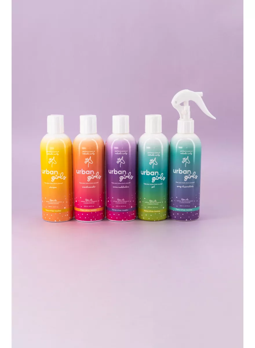 Crema Para Peinar Cabello Rizado De Niña Urban Curls 240 Ml