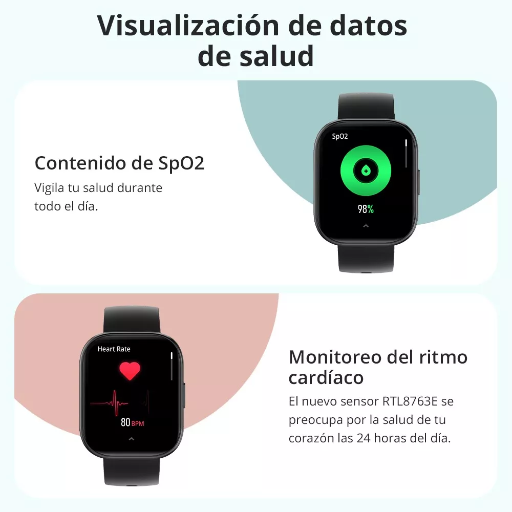 Reloj Inteligente Amoled Smartwatch Hd De 2.04'' Colmi P68