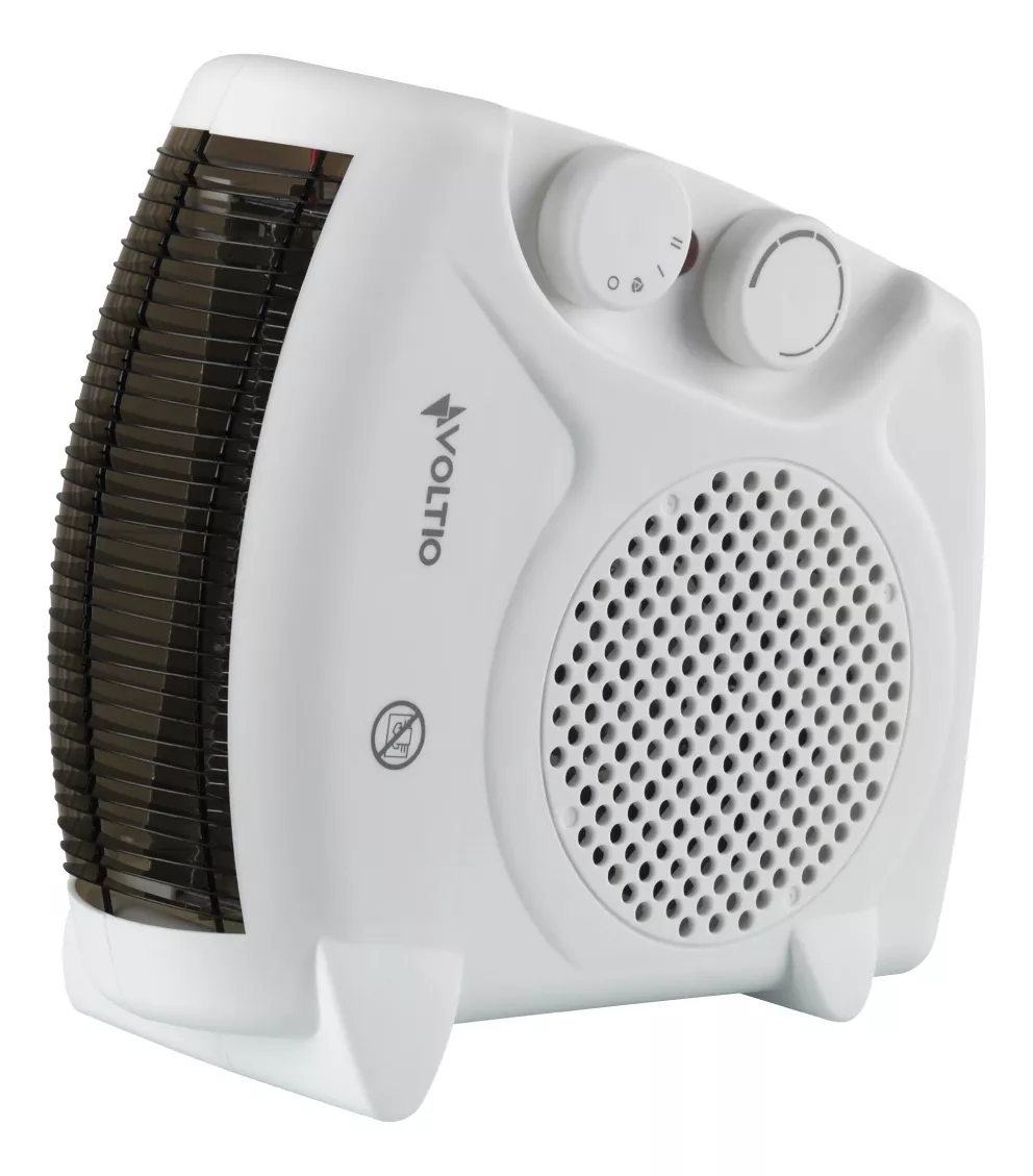 Calefactor Ventilador Calentador Electrico 1500w Portatil color Gris Voltio