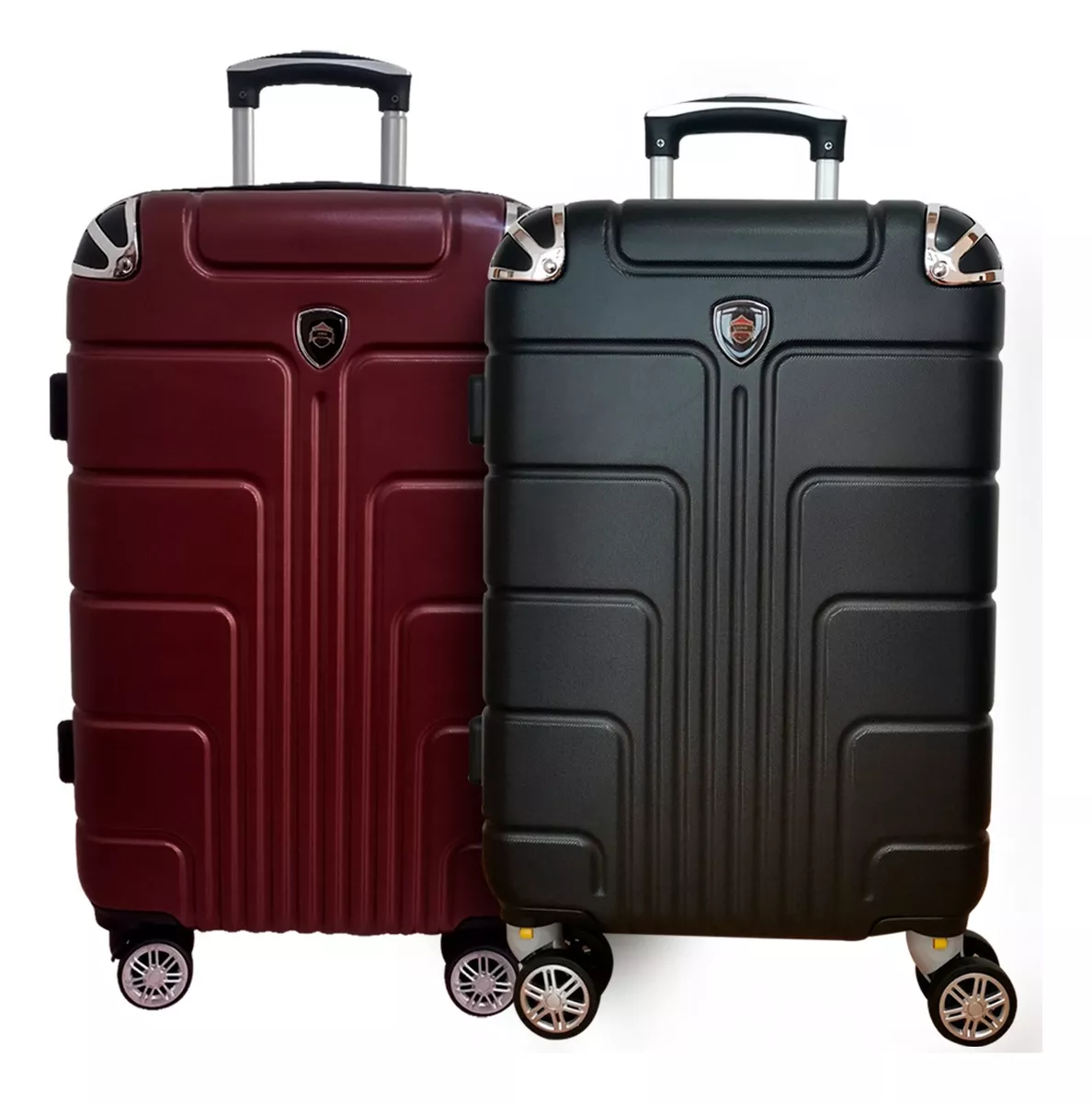 kit Viaje Maletas Avión 2pz 10kilos Ruedas 360 Set 20+20 Pul