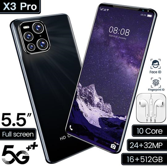 (BVM01)X3Pro 512+4G smartphone Android 5G