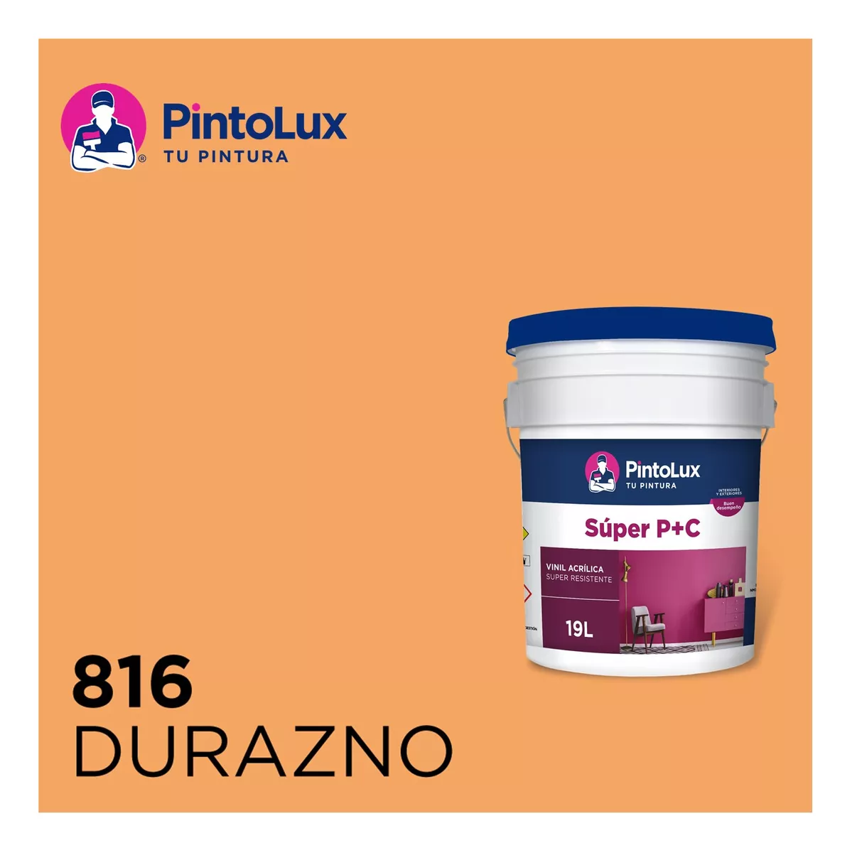 Pintura Pintolux Pc 19l Acrílica