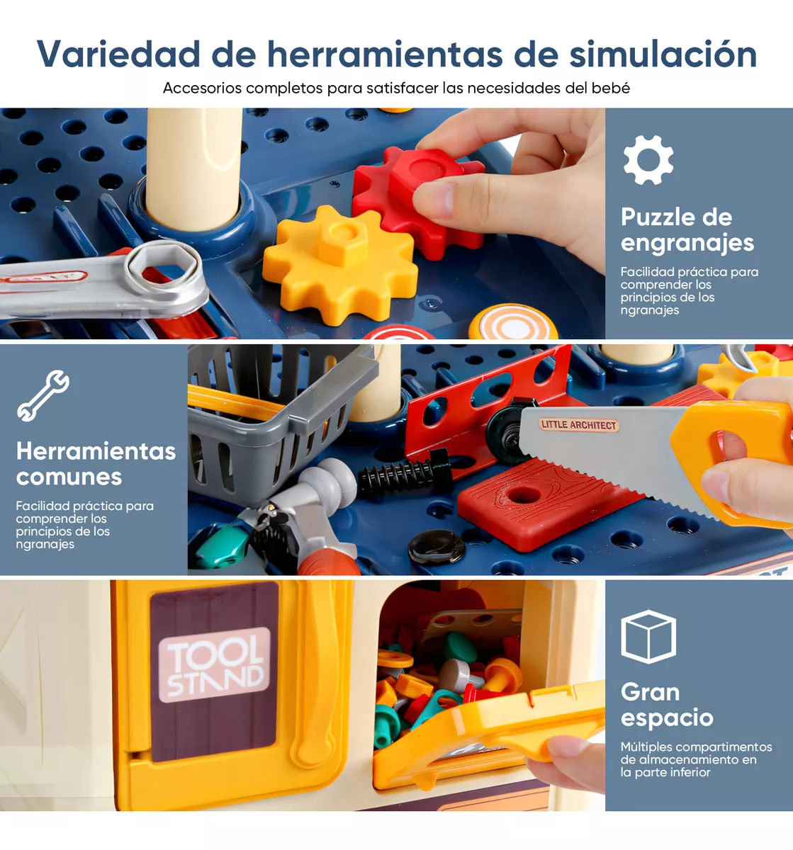 Juego De Banco De Herramientas Para Niños 2 En 1-246 Piezas