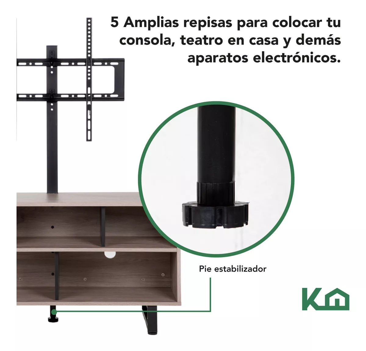 Centro De Entretenimiento De 32 A 65 Pulgadas Mueble Para Tv