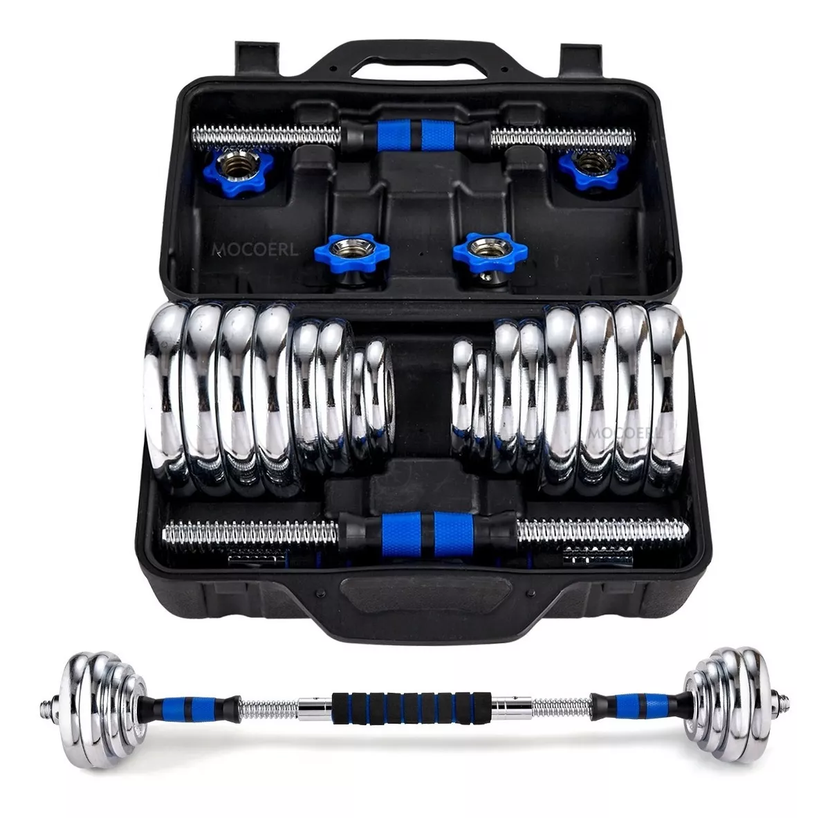 kit De Mancuernas Barra Con Pesas Para Gimnasio, 30 Kg