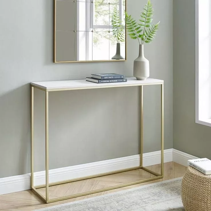 Mesa Auxiliar Minimalista Recibidor 120x30x80