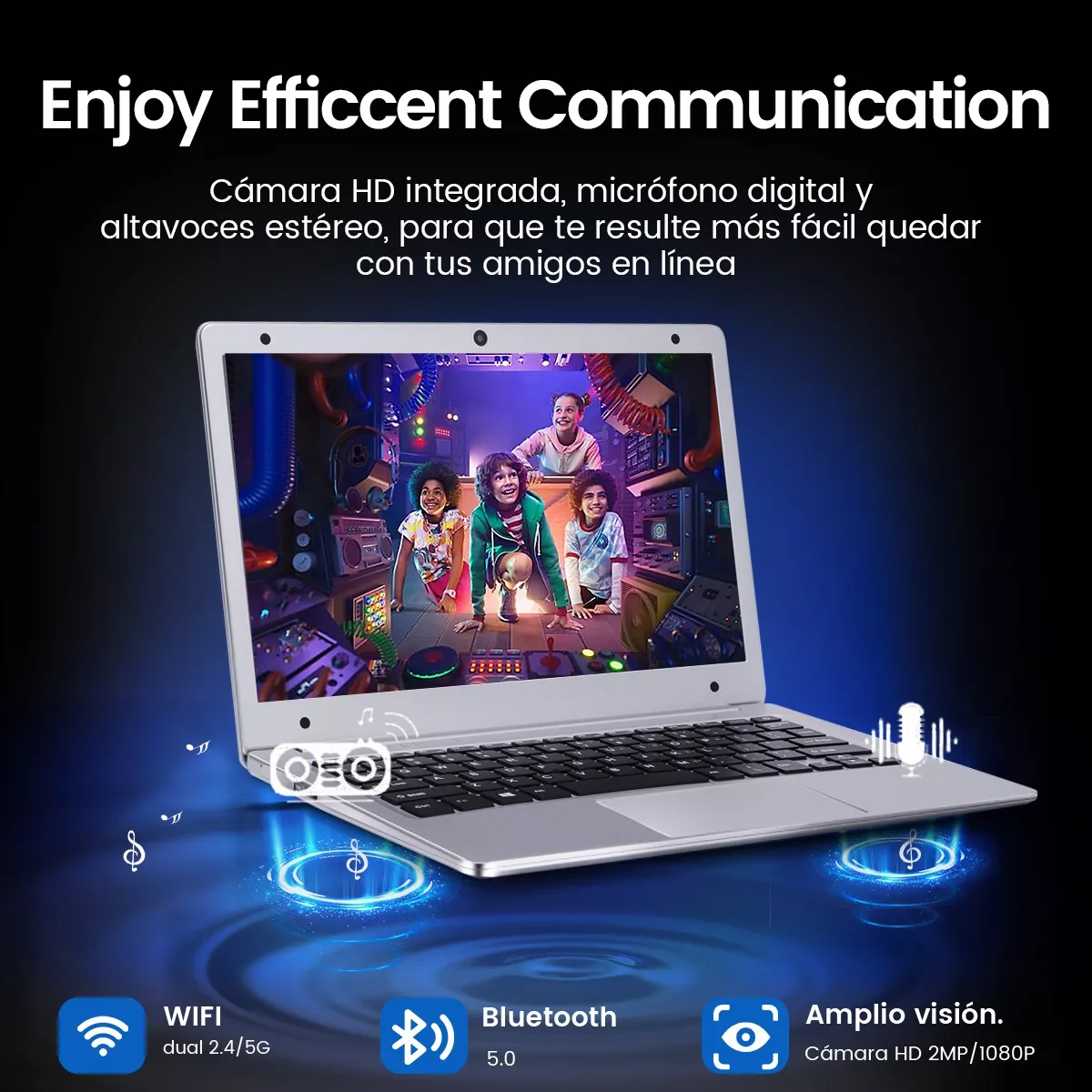 Laptop 8gb Ram+256gb Ssd Intel Celeron N4020 Windows 11 Pro