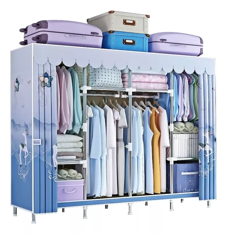 Mueble Organizador Estantes De Metal Para Edormitorio Durade