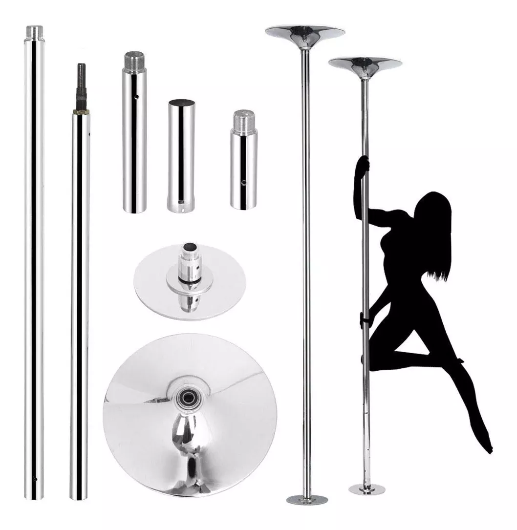 Tubo Portatil Para Pole Dance Ejercicio Sensual Gym Fijo